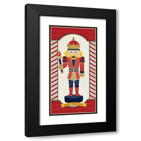Nutcracker II Black Modern Wood Framed Art Print with Double Matting by Marrott, Stephanie