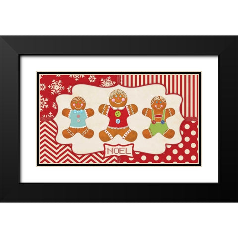 Gingerbread I Black Modern Wood Framed Art Print with Double Matting by Marrott, Stephanie