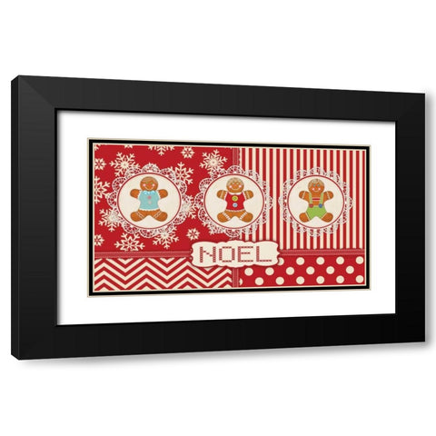 Gingerbread II Black Modern Wood Framed Art Print with Double Matting by Marrott, Stephanie