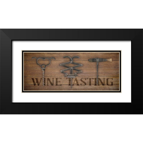 Corkscrew Black Modern Wood Framed Art Print with Double Matting by Marrott, Stephanie