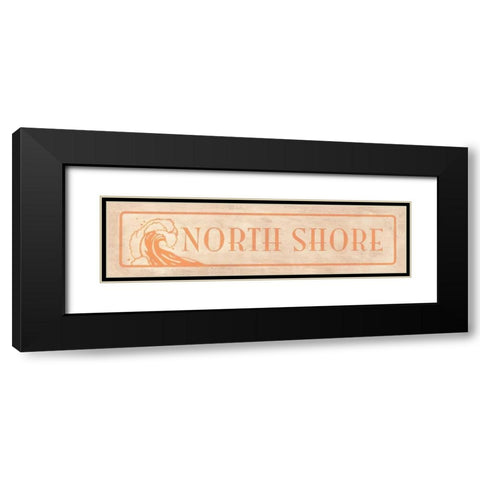 North Shore Black Modern Wood Framed Art Print with Double Matting by Marrott, Stephanie