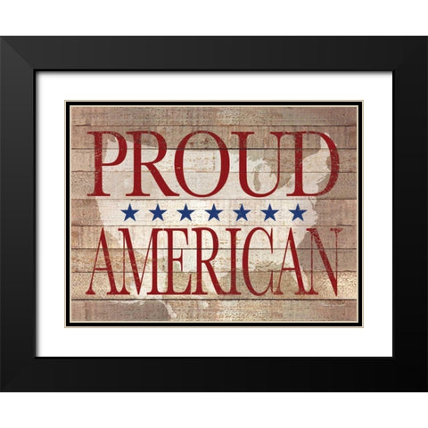 Proud Black Modern Wood Framed Art Print with Double Matting by Marrott, Stephanie