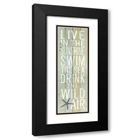 Wild Air Black Modern Wood Framed Art Print with Double Matting by Marrott, Stephanie