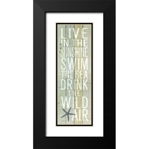 Wild Air Black Modern Wood Framed Art Print with Double Matting by Marrott, Stephanie