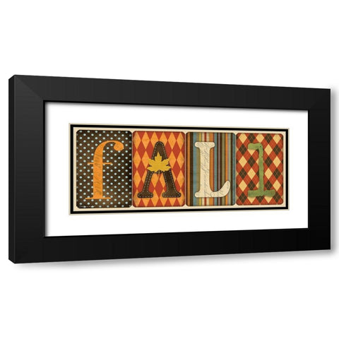 Fall Black Modern Wood Framed Art Print with Double Matting by Marrott, Stephanie