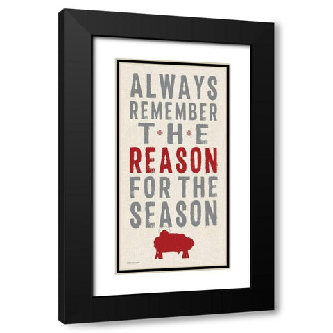 The Reason Black Modern Wood Framed Art Print with Double Matting by Marrott, Stephanie
