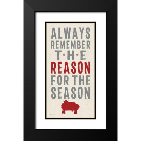 The Reason Black Modern Wood Framed Art Print with Double Matting by Marrott, Stephanie
