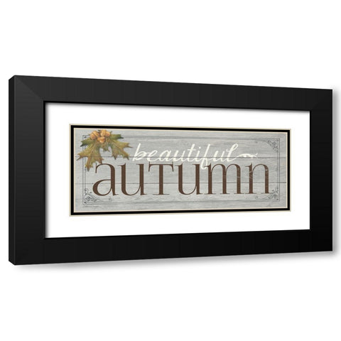 Beautiful Autumn Black Modern Wood Framed Art Print with Double Matting by Marrott, Stephanie