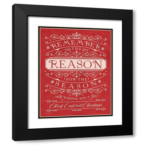 The Reason Black Modern Wood Framed Art Print with Double Matting by Marrott, Stephanie