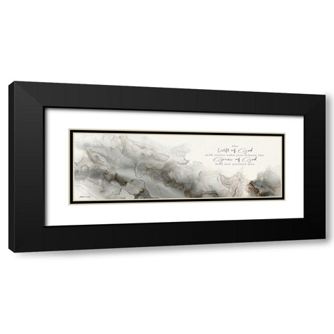 The Will Of God Black Modern Wood Framed Art Print with Double Matting by Marrott, Stephanie