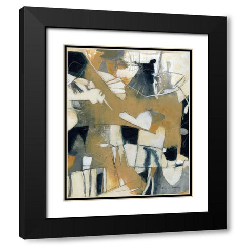 Dance II Black Modern Wood Framed Art Print with Double Matting by Marrott, Stephanie