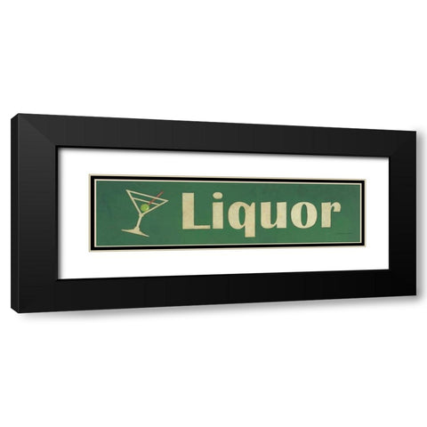 Liquor Black Modern Wood Framed Art Print with Double Matting by Marrott, Stephanie