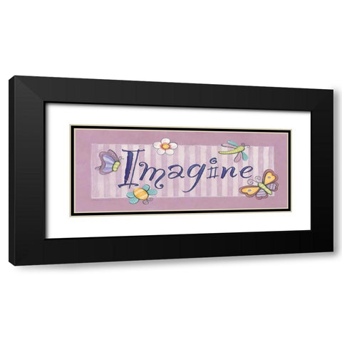 Imagine Black Modern Wood Framed Art Print with Double Matting by Marrott, Stephanie