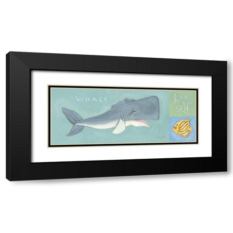 Love as Deep as the Sea Black Modern Wood Framed Art Print with Double Matting by Marrott, Stephanie