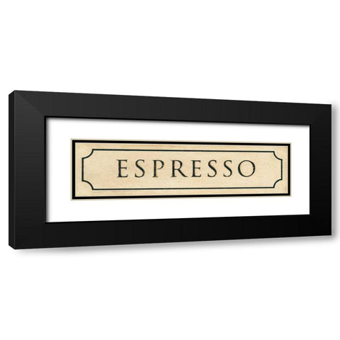 Espresso Black Modern Wood Framed Art Print with Double Matting by Marrott, Stephanie