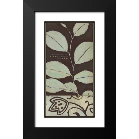 We Make Black Modern Wood Framed Art Print with Double Matting by Marrott, Stephanie
