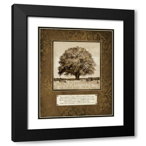 My Wish Black Modern Wood Framed Art Print with Double Matting by Marrott, Stephanie