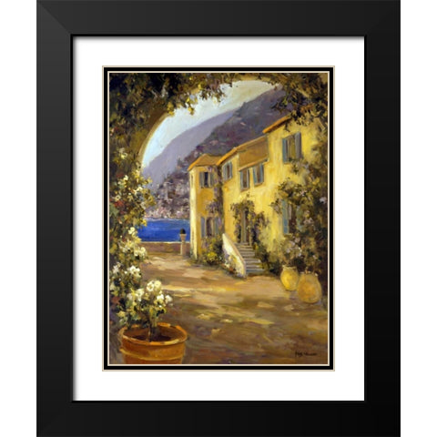 Latin Calm I Black Modern Wood Framed Art Print with Double Matting by Stevens, Allayn