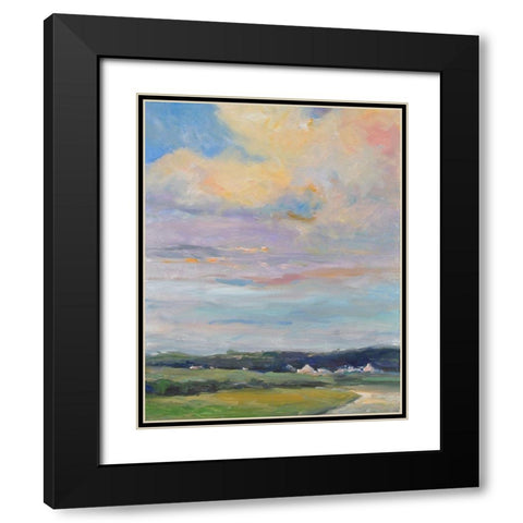 Warm Afternoon Black Modern Wood Framed Art Print with Double Matting by Stevens, Allayn