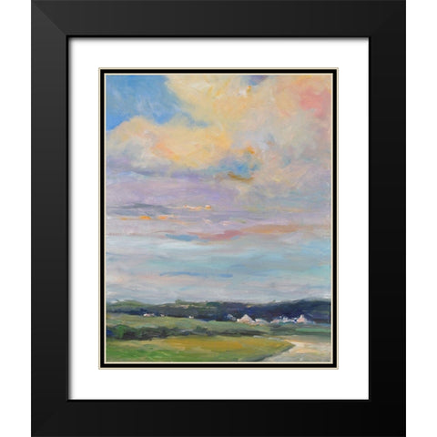 Warm Afternoon Black Modern Wood Framed Art Print with Double Matting by Stevens, Allayn