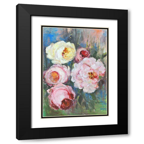 Stillife Black Modern Wood Framed Art Print with Double Matting by Stevens, Allayn