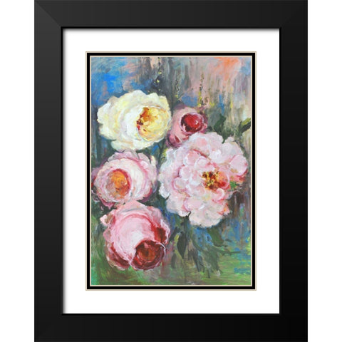 Stillife Black Modern Wood Framed Art Print with Double Matting by Stevens, Allayn