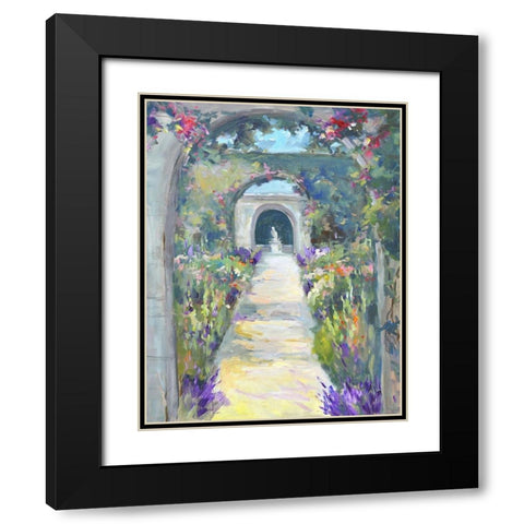 Peaceful Passage Black Modern Wood Framed Art Print with Double Matting by Stevens, Allayn