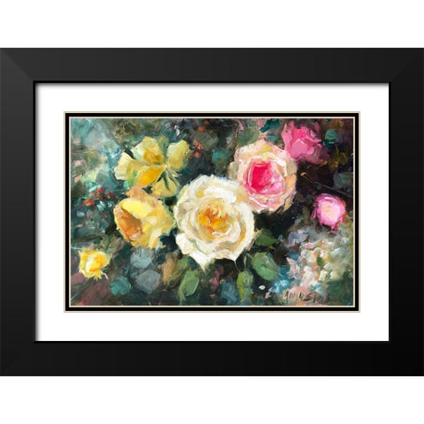 Still Life  4 Black Modern Wood Framed Art Print with Double Matting by Stevens, Allayn