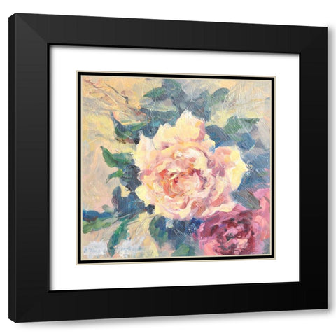 Still Life #1 Black Modern Wood Framed Art Print with Double Matting by Stevens, Allayn