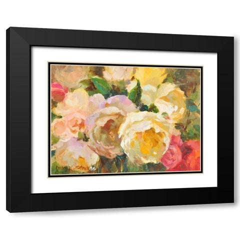 Still Life #3 Black Modern Wood Framed Art Print with Double Matting by Stevens, Allayn