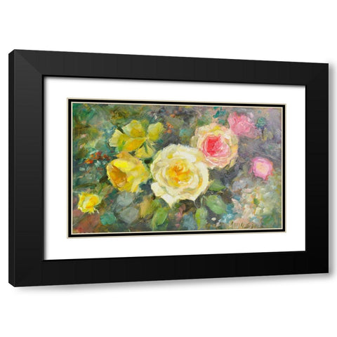 Still Life #6 Black Modern Wood Framed Art Print with Double Matting by Stevens, Allayn