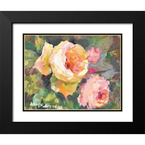 Still Life #10 Black Modern Wood Framed Art Print with Double Matting by Stevens, Allayn