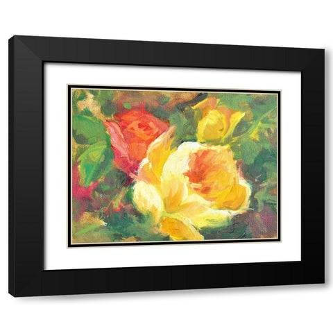 Still Life #11 Black Modern Wood Framed Art Print with Double Matting by Stevens, Allayn