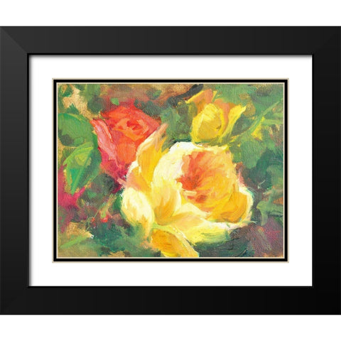 Still Life #11 Black Modern Wood Framed Art Print with Double Matting by Stevens, Allayn