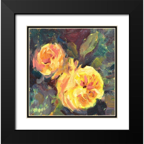 Still Life #12 Black Modern Wood Framed Art Print with Double Matting by Stevens, Allayn