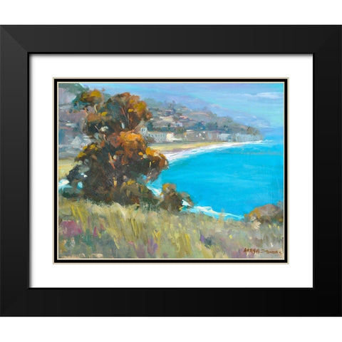 South Coastal Black Modern Wood Framed Art Print with Double Matting by Stevens, Allayn