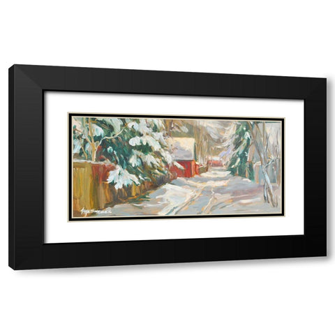 Neighborhood Drive #1 Black Modern Wood Framed Art Print with Double Matting by Stevens, Allayn
