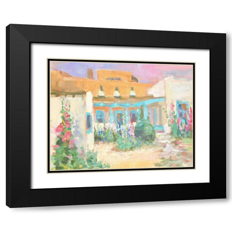 Desert Villa Black Modern Wood Framed Art Print with Double Matting by Stevens, Allayn