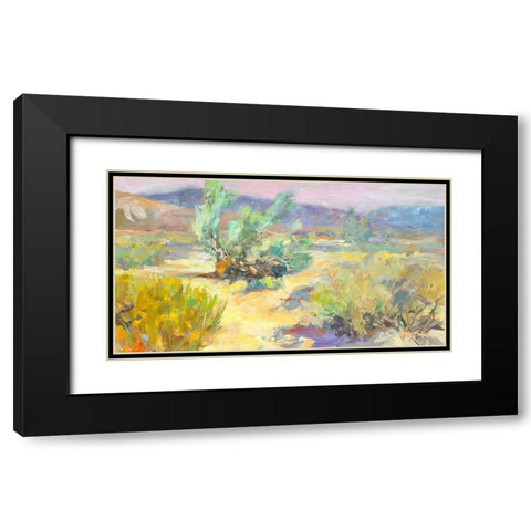 Desert Garden Black Modern Wood Framed Art Print with Double Matting by Stevens, Allayn