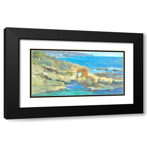 Gateway Black Modern Wood Framed Art Print with Double Matting by Stevens, Allayn