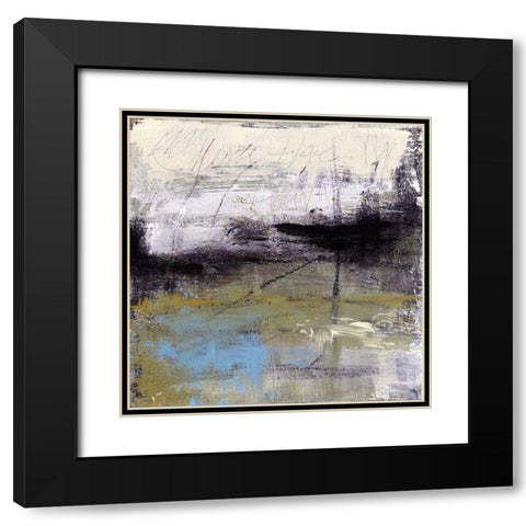Lost and Found Black Modern Wood Framed Art Print with Double Matting by Bagnato, Judi