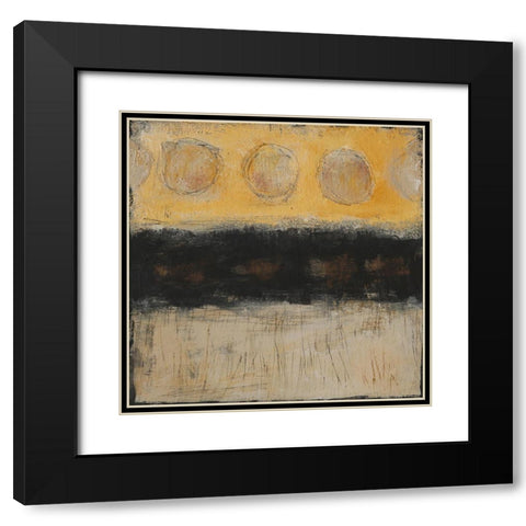 In All Things Black Modern Wood Framed Art Print with Double Matting by Bagnato, Judi
