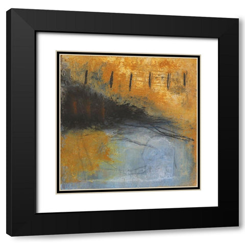 Desertscape 2 Black Modern Wood Framed Art Print with Double Matting by Bagnato, Judi