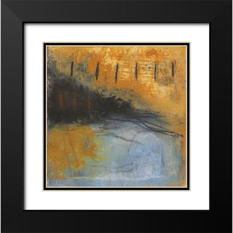 Desertscape 2 Black Modern Wood Framed Art Print with Double Matting by Bagnato, Judi