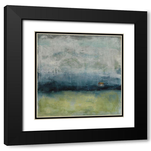Here At Last Black Modern Wood Framed Art Print with Double Matting by Bagnato, Judi
