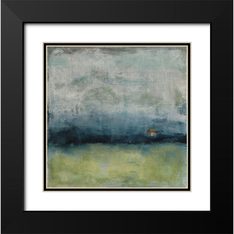 Here At Last Black Modern Wood Framed Art Print with Double Matting by Bagnato, Judi