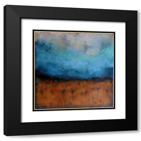 On Things Above Black Modern Wood Framed Art Print with Double Matting by Bagnato, Judi