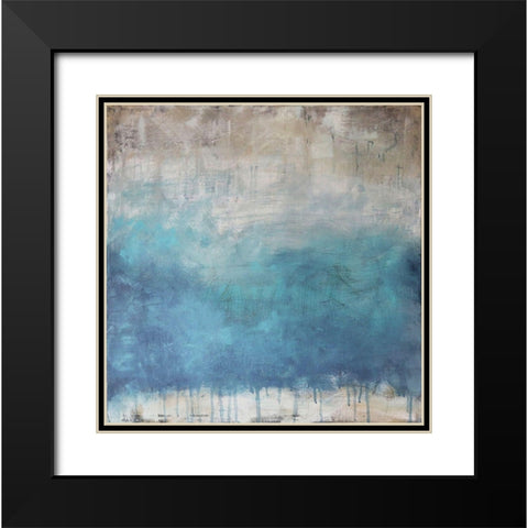 Serenity Paused Black Modern Wood Framed Art Print with Double Matting by Bagnato, Judi