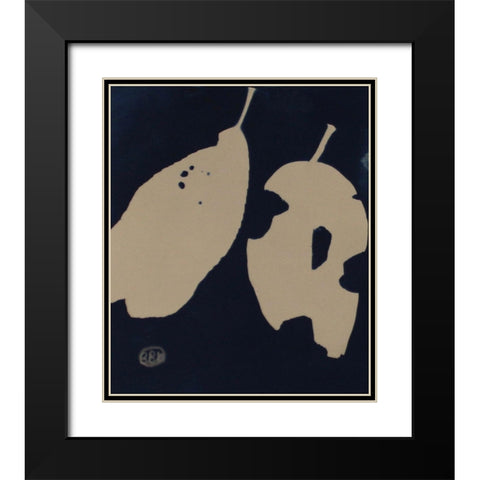 2 Alone Black Modern Wood Framed Art Print with Double Matting by Blue