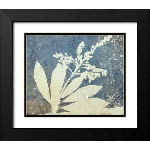 Sat Morn Black Modern Wood Framed Art Print with Double Matting by Blue